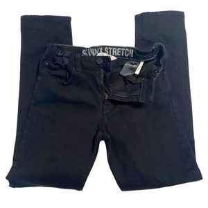 H&M Skinny Stretch  Black Jeans Boy Size 11-12Y